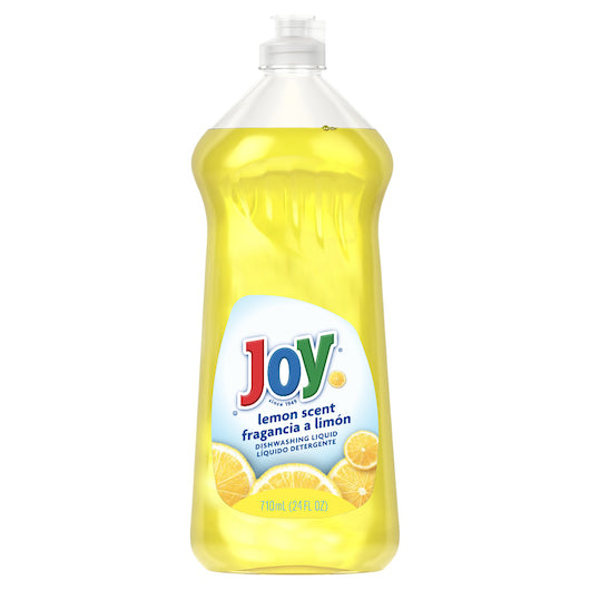 Joy Non-Ultra Lemon Scent Dishwashing Liquid-25 fl oz.-10/Case