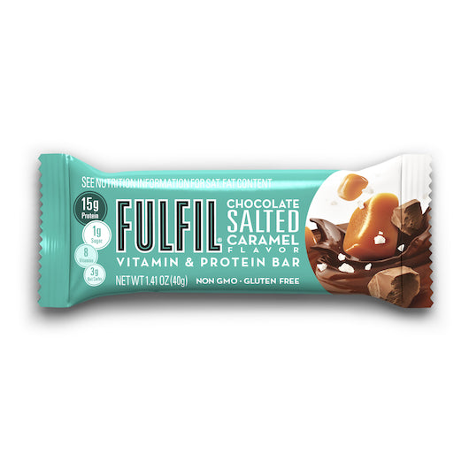 Fulfil Chocolate Salted Caramel Vitamin & Protein Bar-1.41 oz.-12/Box-6/Case