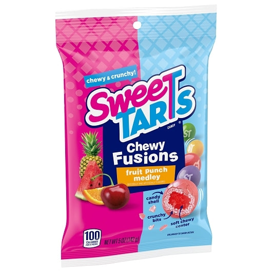 Sweetarts Chewy Fusions Fruit Punch Medley-5 oz.-12/Case
