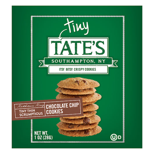 Tate's Bake Shop Tiny Chocolate Chip Shipper-60 Count-60/Case
