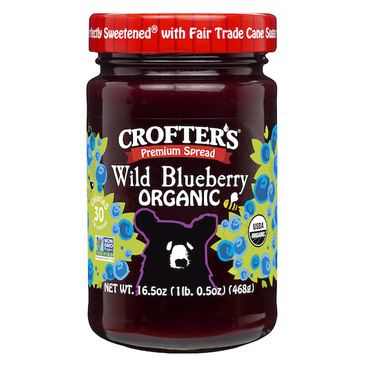 Crofters Organic Blueberry Premium Spread-16.5 oz.-6/Case