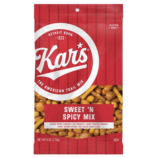 Kar's Nuts Sweet & Spicy-6 oz.-12/Case