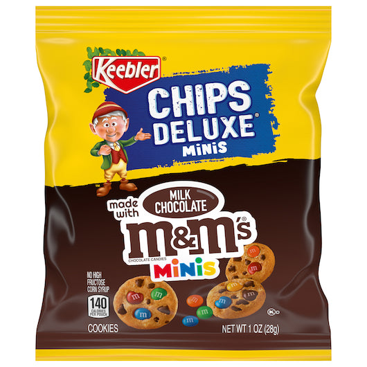 Keebler Deluxe Rainbow M&M's Cookies-12 oz.-4/Case
