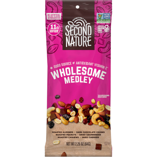Second Nature Wholesome Medley-2.25 oz.-12/Box-3/Case