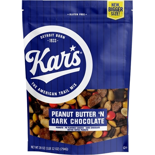 Second Nature Kar's Peanut Butter Dark Chocolate 28 Oz-28 oz.-6/Case
