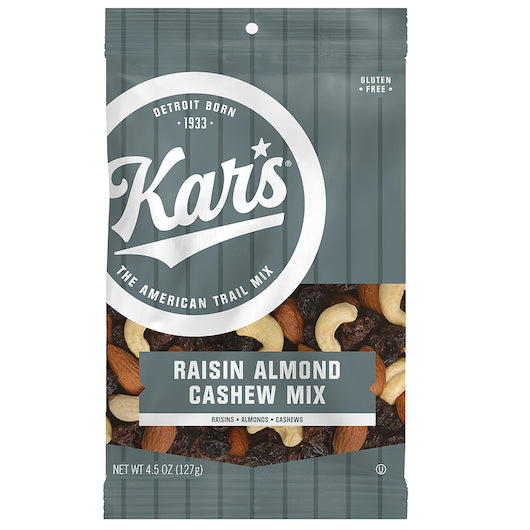 Second Nature Rasin Almond Cashew 4.5 Oz-4.5 oz.-12/Case