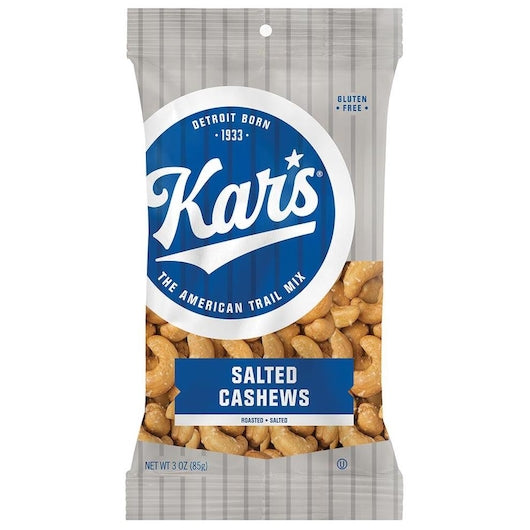 Second Nature Salted Cashews 3 oz.-3 oz.-12/Case