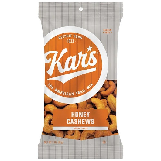 Second Nature Honey Roasted Cashews 3 oz.-3 oz.-12/Case