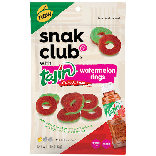 Snak Club Tajin Watermelon Rings-5 oz.-6/Case