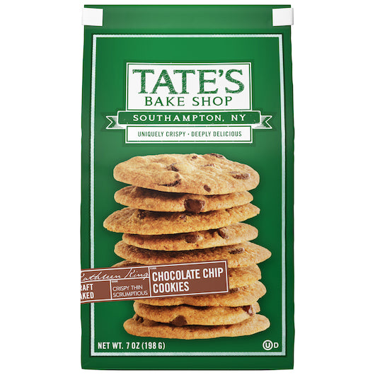 Tate's Bake Shop Chocolate Chip Cookies 7 oz.-7 oz.-12/Case