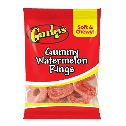 Pal Watermelon Rings Gummy Candy-5 Each-12/Case