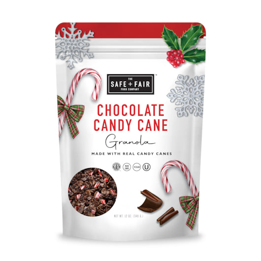 Safe + Fair Granola Chocolate Candy Cane-12 oz.-6/Case