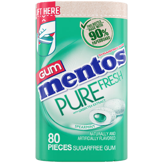 Mentos Gum 80 Count-5.644 oz.-6/Box-6/Case