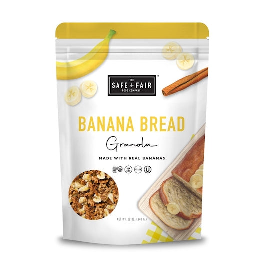 Safe + Fair Granola Banana Bread-12 oz.-6/Case