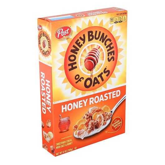 Honey Bunches Of Oats. Honey Roasted-12 oz.-12/Case