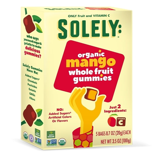 Solely Whole Gummies Mango-3.5 oz.-8/Case