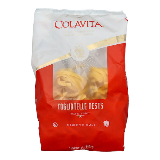 Colavita Tagliatelle Nest Pasta-1 lb.-12/Case