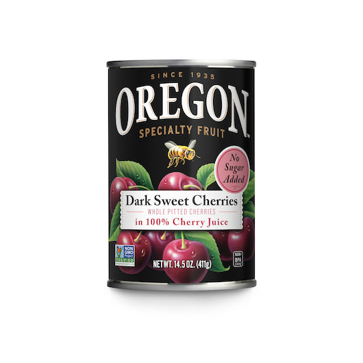 Oregon Fruit Product Dark Sweet Cherry In Juice-14.5 oz.-8/Case