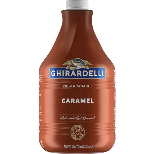 Ghirardelli Caramel Sauce Pump Bottle-87.3 oz.-6/Case