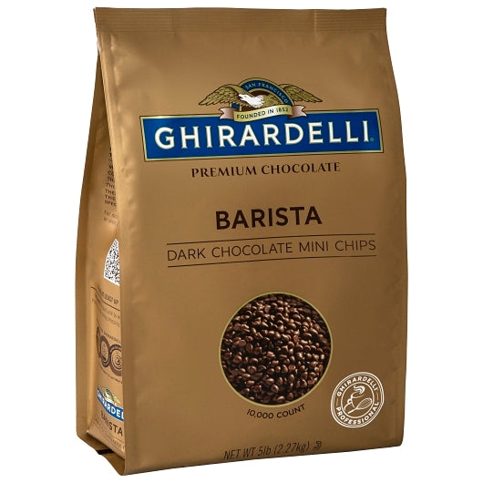 Ghirardelli Barista Dark Chocolate Mini Chip-80 oz.-2/Case