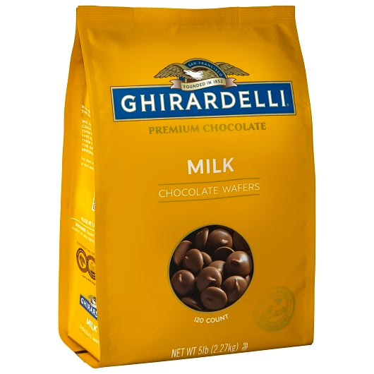 Ghirardelli Stanford Milk Chocolate Wafers 2/80 Oz.