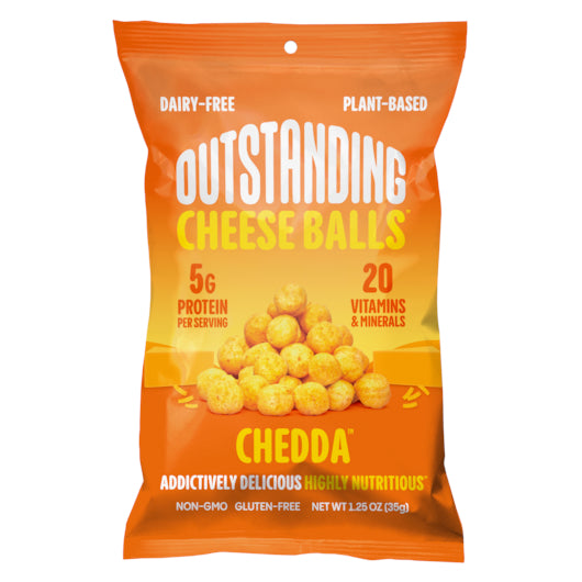 Outstanding Cheese Balls Cheddar-1.25 oz.-8/Case