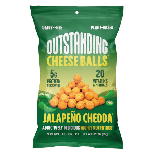 Outstanding Cheese Balls Jalapeno-1.25 oz.-8/Case