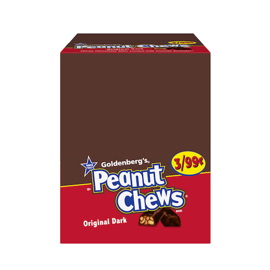 Peanut Chews Original Pre-Priced Stand Up Display-0.6 oz.-24/Box-12/Case