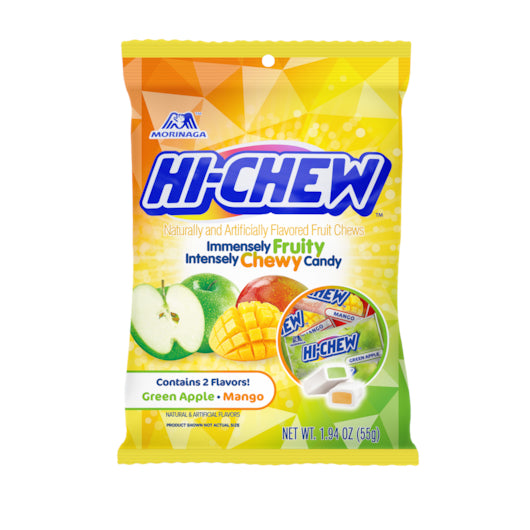 Hi-Chew Green Apple And Mango Peg Bag-1.94 oz.-8/Case