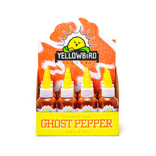 Yellowbird Foods Ghost Pepper Hot Sauce Bottle 24/2.2 Oz.