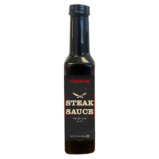Golding Premium Steak Sauce Bottle-10 oz.-12/Case