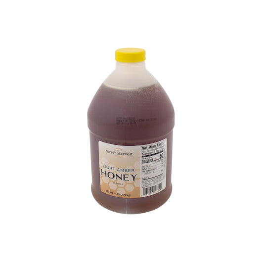 Sweet Harvest Foods Light Amber Honey Bulk-5 lb.-6/Case