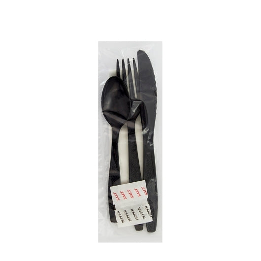 The Safety Zone Heavy Weight Polystyrene Fork Knife Spoon Salt Pepper White-1 Each-250/Box-1/Case