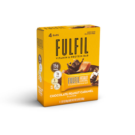 Fulfil Chocolate Peanut Caramel Protein Bar-5.64 oz.-6/Case