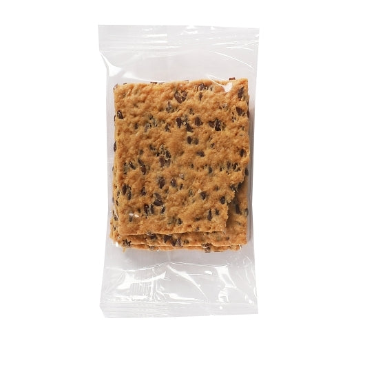 Ozery Bakery Flax & Sea Salt Crackers 3-Piece Foodservice-10.9 lb.-1/Case