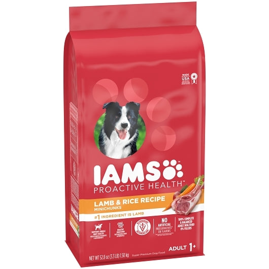 Iams Lamb & Rice-3.3 lb.-4/Case