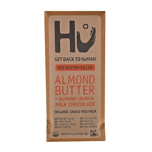 Hu Almond Butter Crunch Milk Chocolate Bar-2.1 oz.-6/Box-4/Case