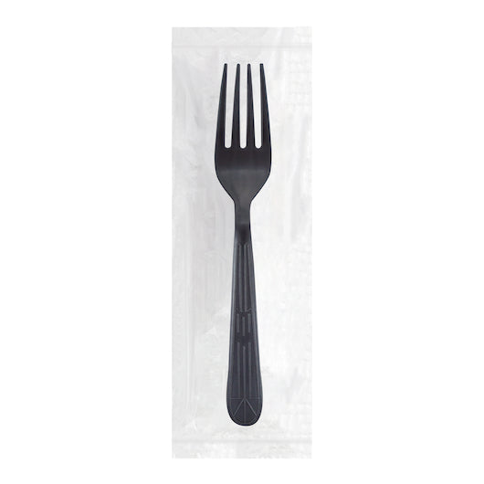 The Safety Zone Heavy Weight Polypropylene Individually Wrapped White Fork-1 Count-1000/Box-1/Case