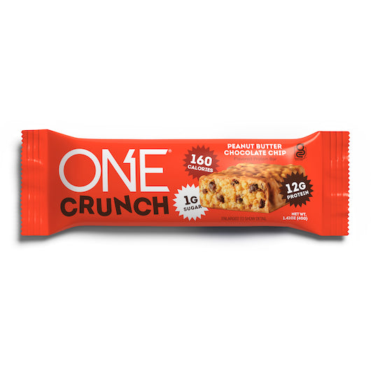 One Brand Crunch Peanut Butter Chocolate Chip-1.41 oz.-12/Box-6/Case