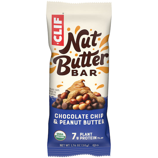Clif Bar Nut Butter Bar Chocolate Chip & Peanut Butter-8.8 oz.-6/Case