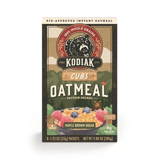 Kodiak Cakes Cub Oatmeal Maple Brown Sugar-9.88 oz.-6/Case