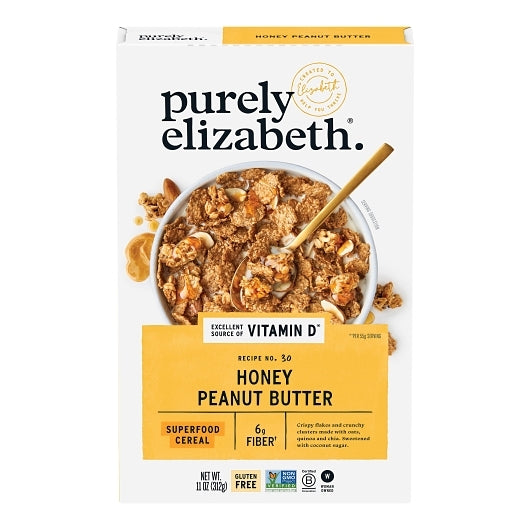 Purely Elizabeth Honey Peanut Butter-1 Each-6/Case