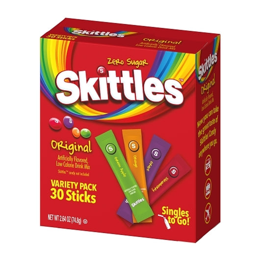 Skittles Original Singles To Go Variety Pack Case-2.64 oz.-6/Case
