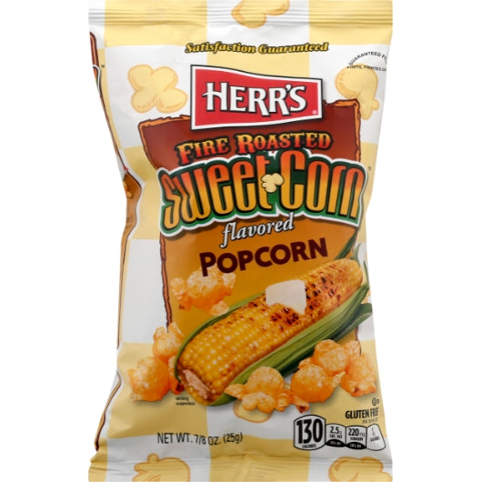 Herr's Fire Roasted Sweet Corn Popcorn-0.875 oz.-60/Case