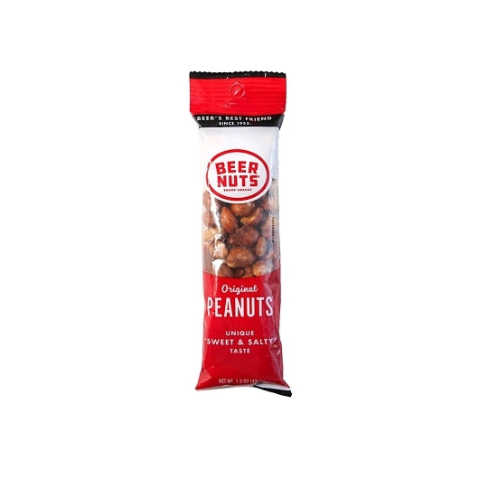 Beer Nuts Original Peanuts Tube Keg-1.5 oz.-30/Case