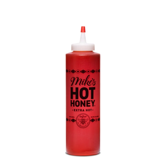 Mike's Hot Honey Extra Hot Hot Sauce Bottle-24 oz.-4/Case