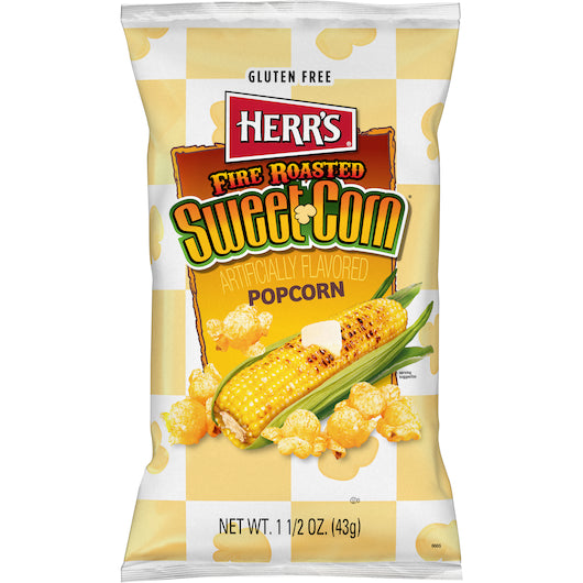 Herr's Fire Roasted Sweet Corn Popcorn-1.5 oz.-20/Case