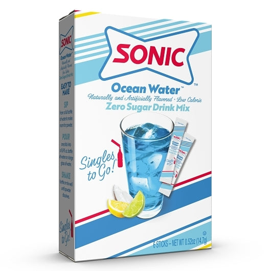 Sonic Ocean Water Singles To Go-6 Count-12/Case