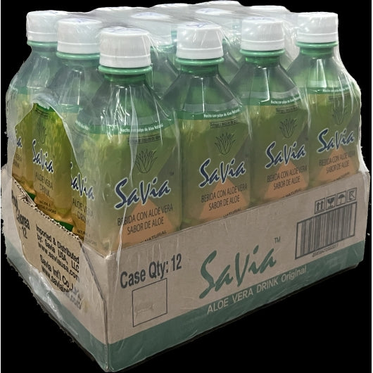 Savia Original Aloe Vera Drink-500 Milliliter-12/Case
