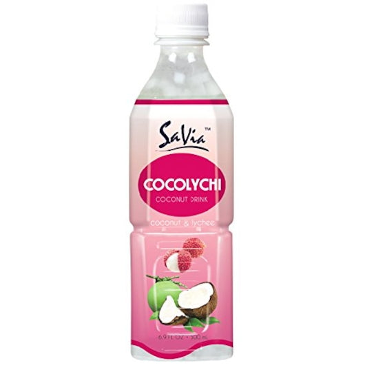 Savia Coconut Lychee Aloe Vera Drink-500 Milliliter-12/Case